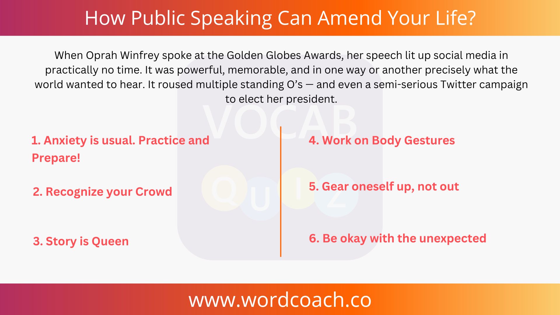 How Public Speaking Can Amend Your Life - wordcoach.co