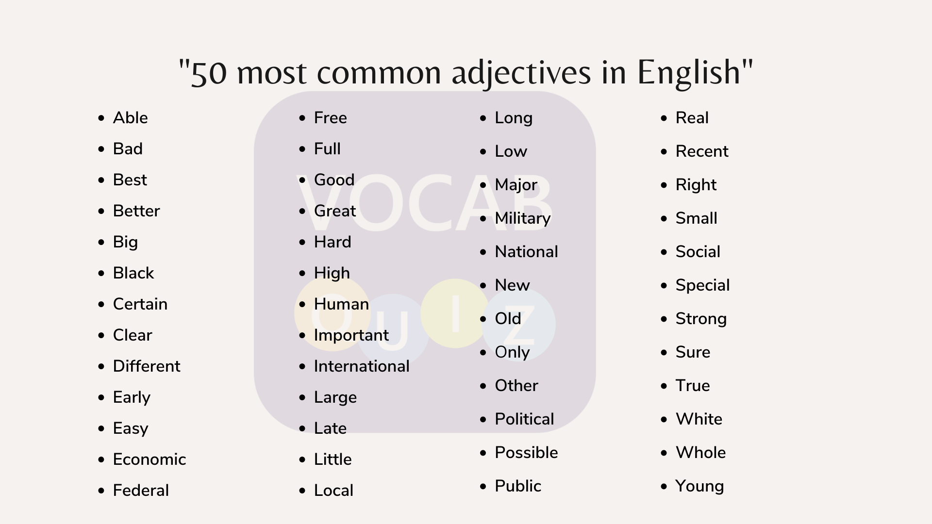 50-most-common-adjectives-in-english