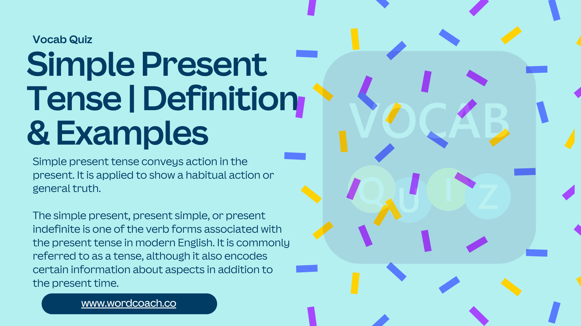 Simple Present Tense | Definition & Examples